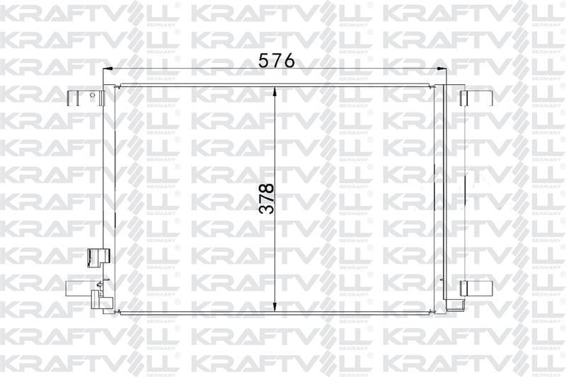 KLIMA RADYATORU KONDANSOR GOLF VII 1,2 / 1,4TSI PASSAT 1,6 / 2,0TDI A3 TT OCTAVIA LEON 12>