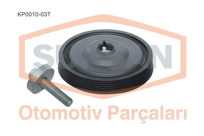KRANK KASNAĞI RENAULT KANGOO / CLİO / MEGANE 1.5 D Cİ (ENG. K9K) KİT (1 ADET CİVATA+ÖZEL KAPLAMALI PUL)