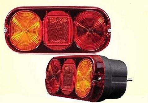 LED İŞ MAKİNASI STOP LAMBASI SOKETLİ 12V