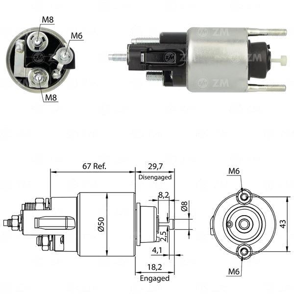 MARS OTOMATIGI 12V MERCEDES SPRINTER VITO VIANO DENSO TIP SN040