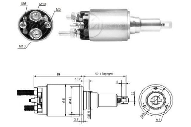 MARŞ OTOMATİĞİ 24V 241 SERISI SCAINA DAF BOSCH TIPI  2339402230