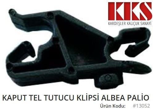 MOTOR KAPUT TEL KLİPSİ ALBEA DOBLO LINEA SIENA DC