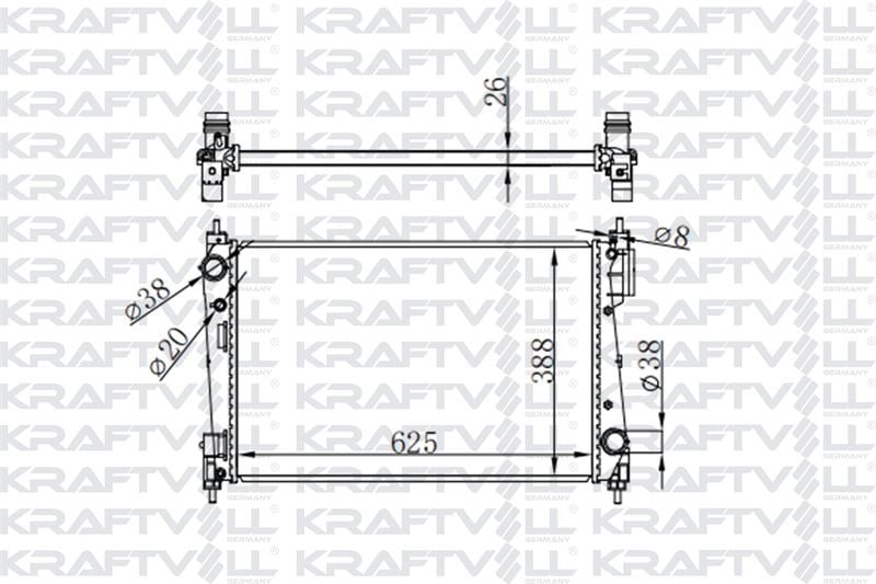 MOTOR SU RADYATOR Z13DTJ CORSA D (BRAZING)