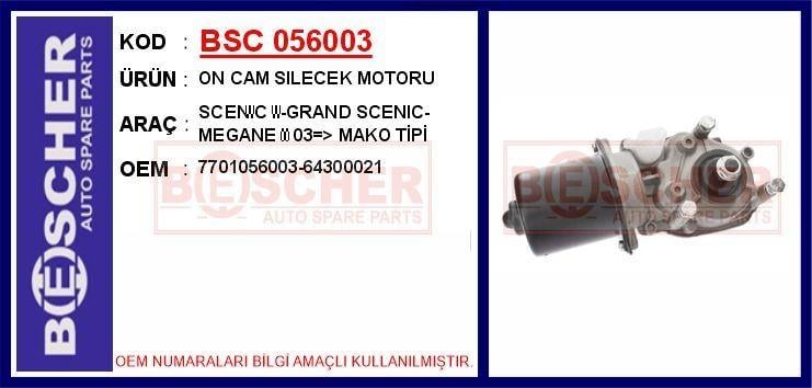 ON CAM SILECEK MOTORU SCENIC II-GRAND SCENIC-MEGANE II 03=>