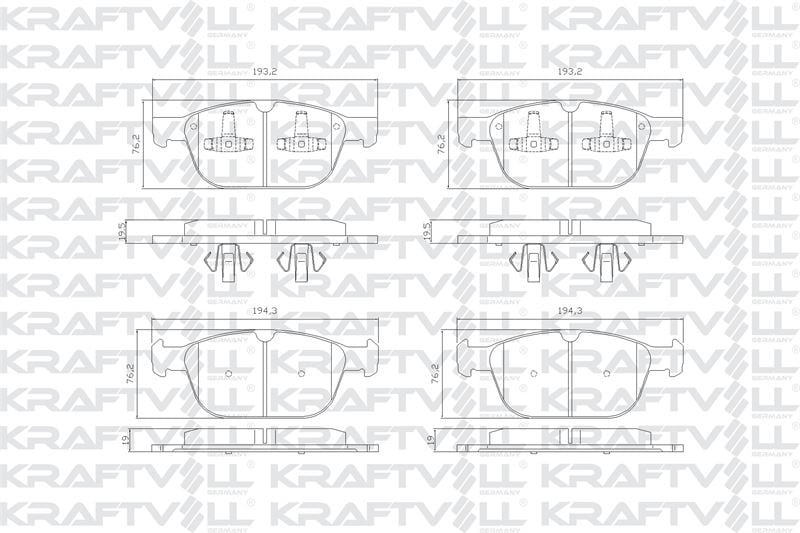 ON FREN BALATASI VOLVO XC60 08> / XC90 2.4 D5 02>15