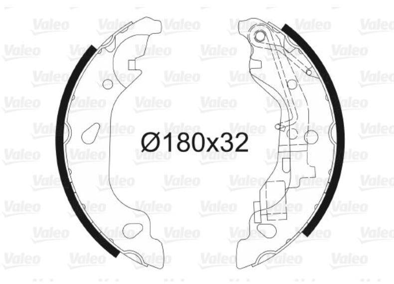 PABUÇLU FREN BALATASI FIAT PUNTO 1.2, 1.9D, ABS+, 