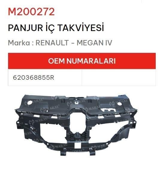 PANJUR İÇ TAKVİYESİ RENAULT MEGANE IV