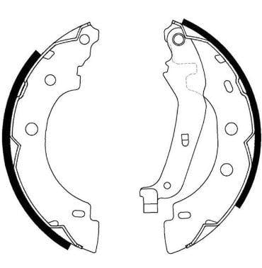 PAPUC BALATA FIAT-PANDA/RENO-KNG-E7J 7701205523 GS8650 F026400570
