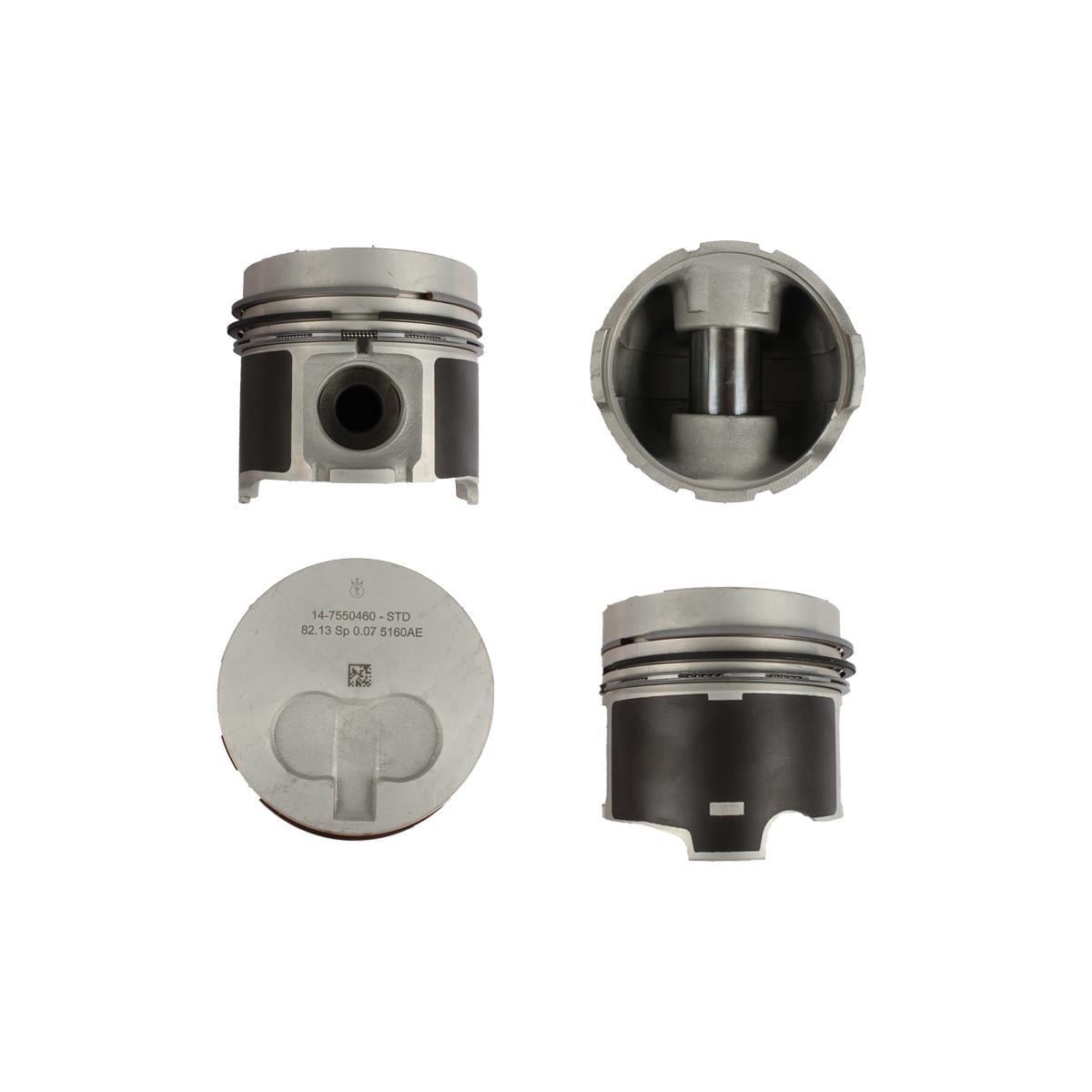 PISTON SEGMAN STD 82.2mm (PEUGEOT: 206-306-EXPERT-PARTNER 1.9 D) (DW8)