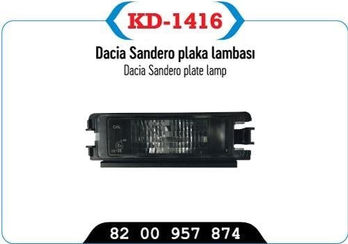 PLAKA AYDINLATMA LAMBASI SANDERO 809>57874