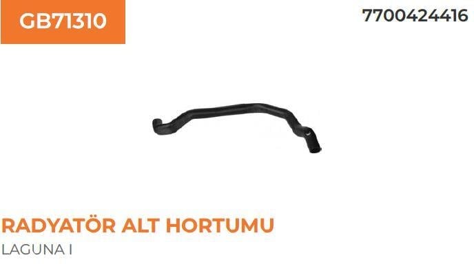 RADYATÖR ALT HORTUMU RENAULT LAGUNA I 2,0 16V 7700