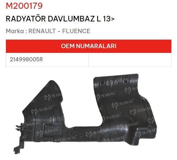 RADYATÖR DAVLUMBAZ SOL 13> FLUENCE
