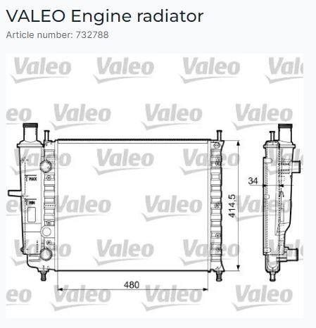 RADYATÖR FIAT MAREA / BRAVO / BRAVA
