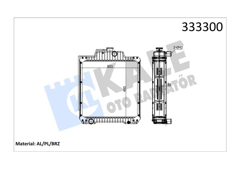 RADYATOR HATTAT AL/BRZ