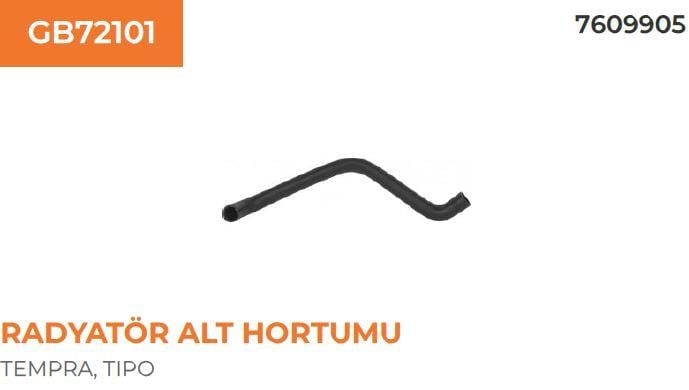 RADYATÖR HORTUMU ALT TEMPRA
