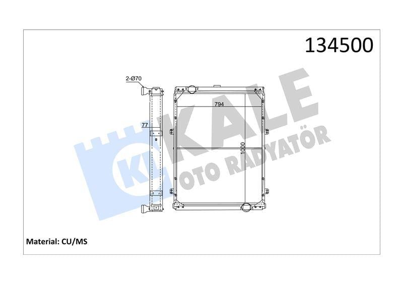 RADYATOR MAN S 2000 OTOBÜS 5 SIRA PA 1000×794×77