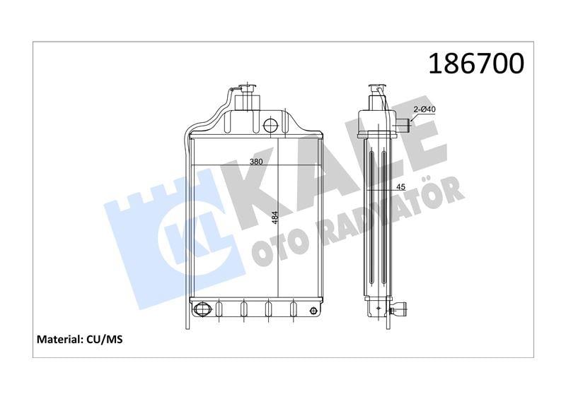 RADYATOR MF-165-265-285-565-30D 4 SIRA PN