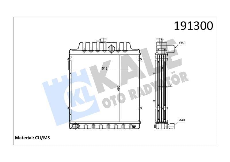 RADYATOR MF-398 (4×4) 4 SIRA PT