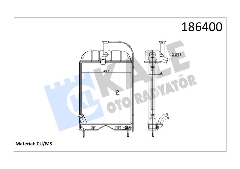 RADYATOR MF-AGCO (4×4) 3 SIRA PT