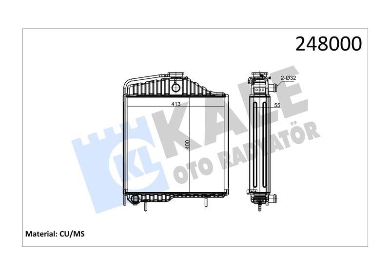 RADYATOR URSUS C-360 5 SIRA PN