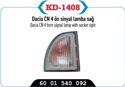 SINYAL LAMBASI SAĞ DUYLU CN4 YENI DACIA