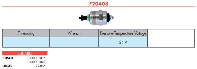 STOP SELENOİDİ Bosch Tipi 24 V.