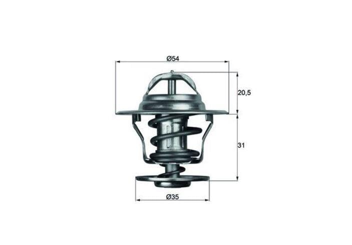 TERMOSTAT (87C) VW GOLF-JETTA-PASSAT-CORDOBA-IBIZA-TOLEDO-CADDY-LGN-ASTRA