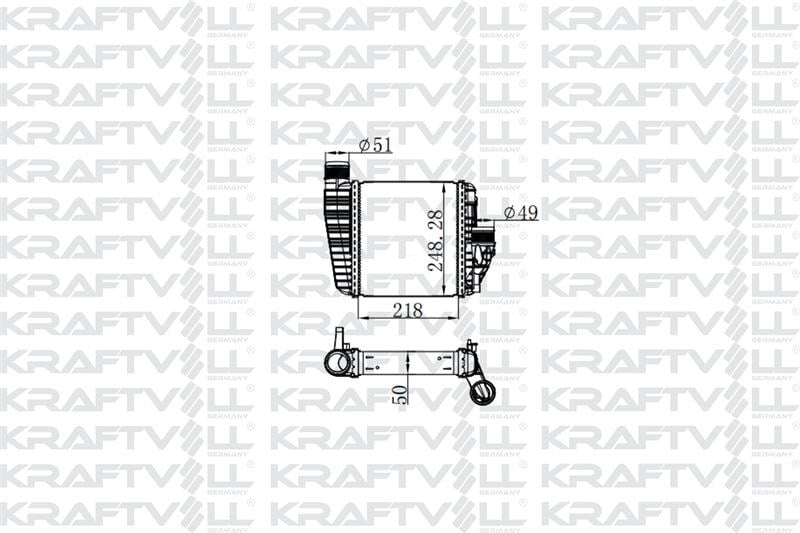 TURBO INTERCOOLER RADYATORU P308 II C4 PICASSO 14> P3008 II SUV 16>