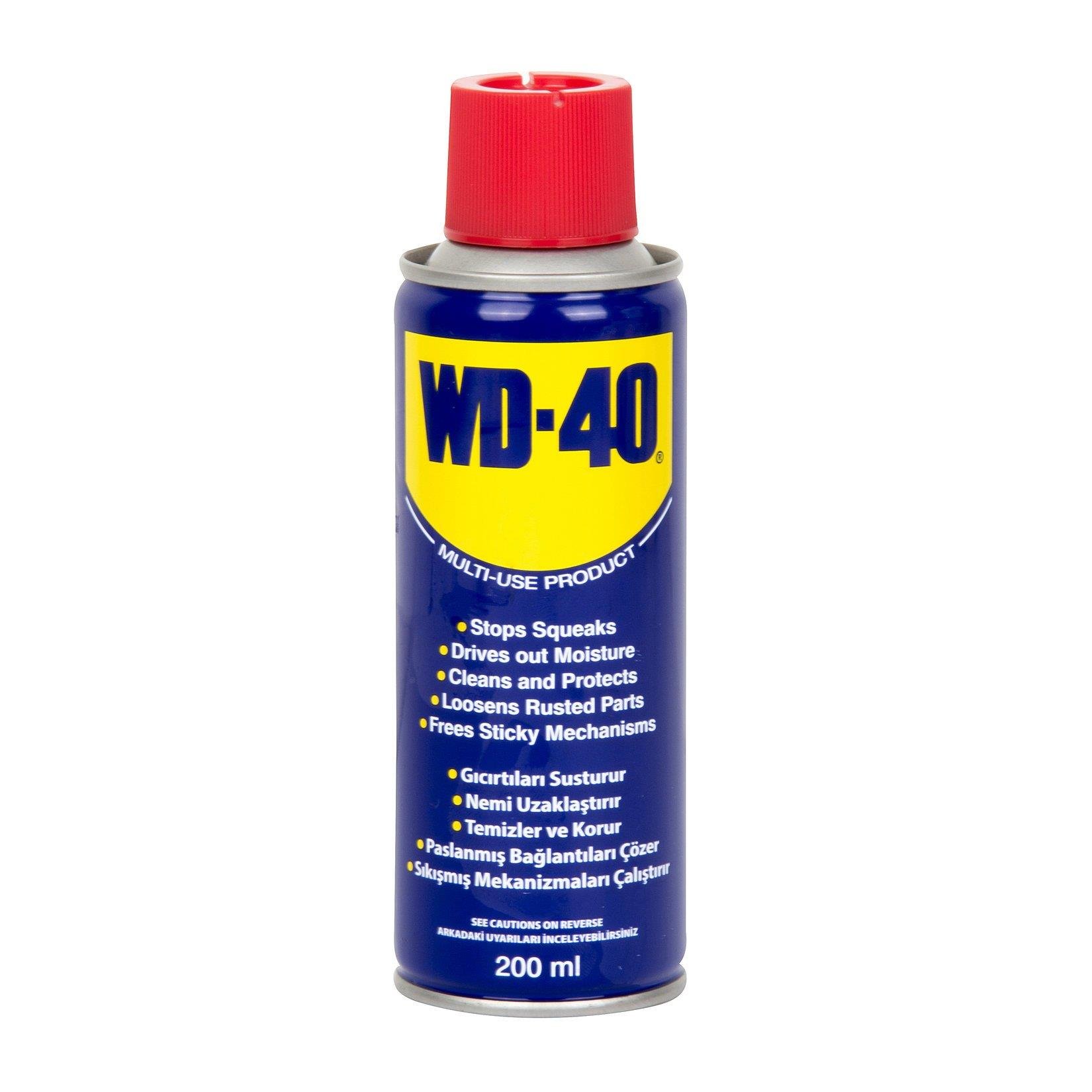 WD40 ÇOK AMAÇLI YAĞ VE PAS ÇÖZÜCÜ 200ML