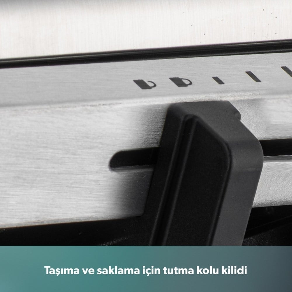 Homend Grillant 1342H XL Tost Makinesi İnox