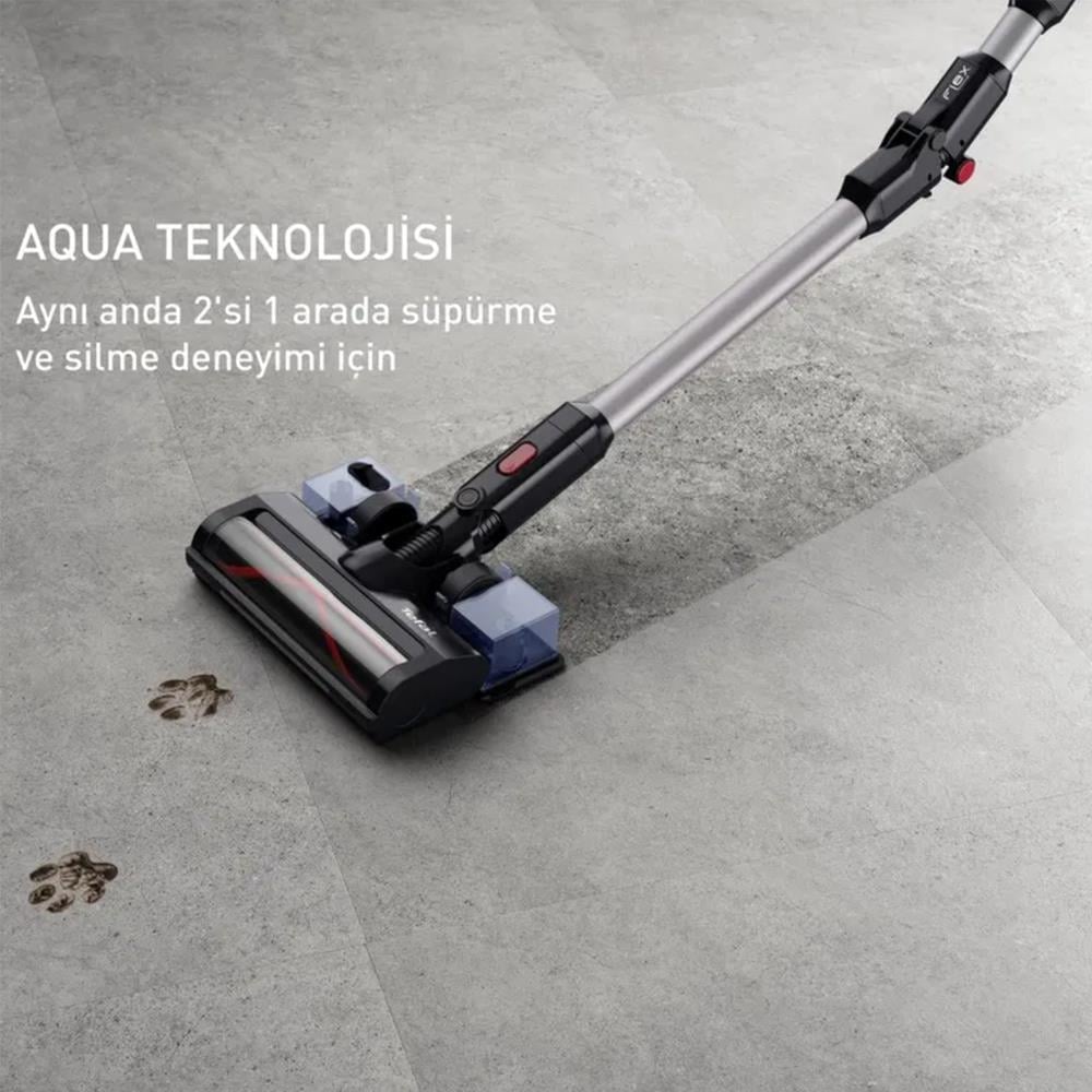 Tefal Ty6t90tr X-force Flex 8.60 Max (aqua)dikey Süpürge