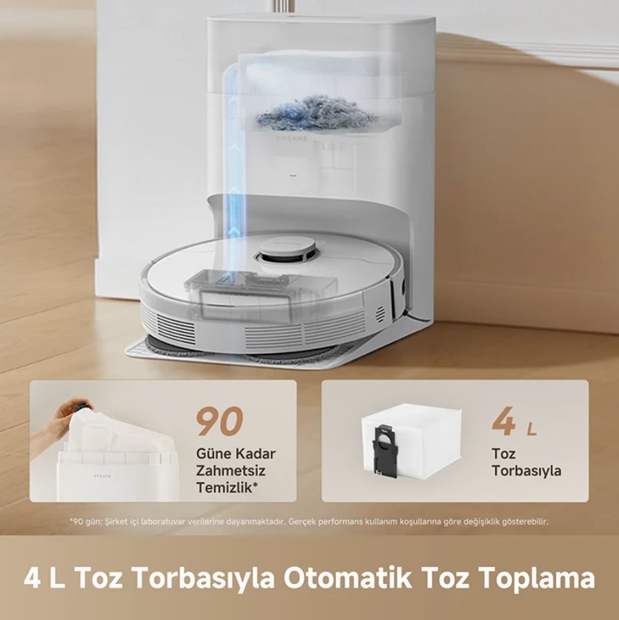 Dreame L40 Plus Çöp İstasyonlu Akıllı Robot Süpürge