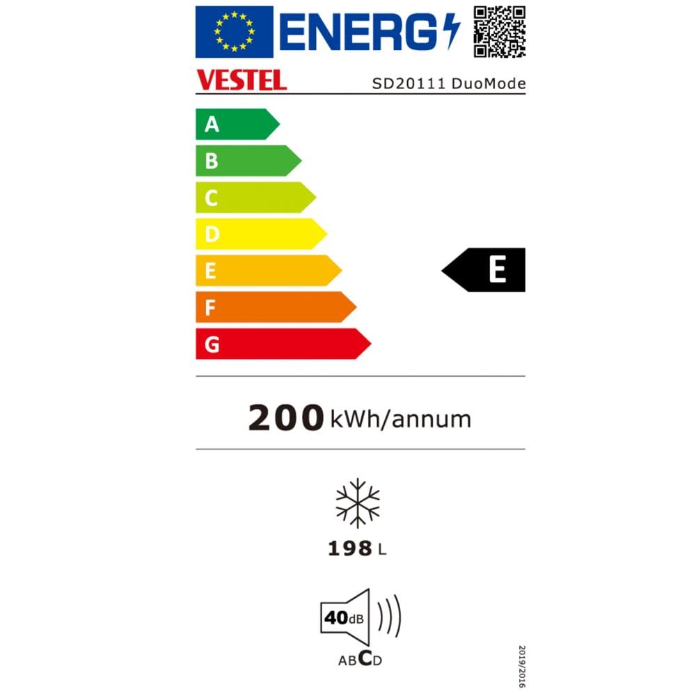 Vestel Sd20111 Duo Mode 198Lt Sandık Tipi Derin Dondurucu