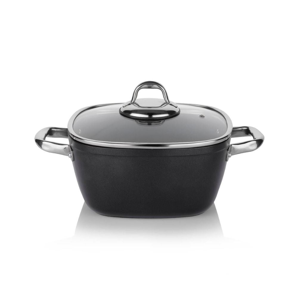 Schafer Gastronomie Master Seramik Derin Tencere 26cm-siyah/gri