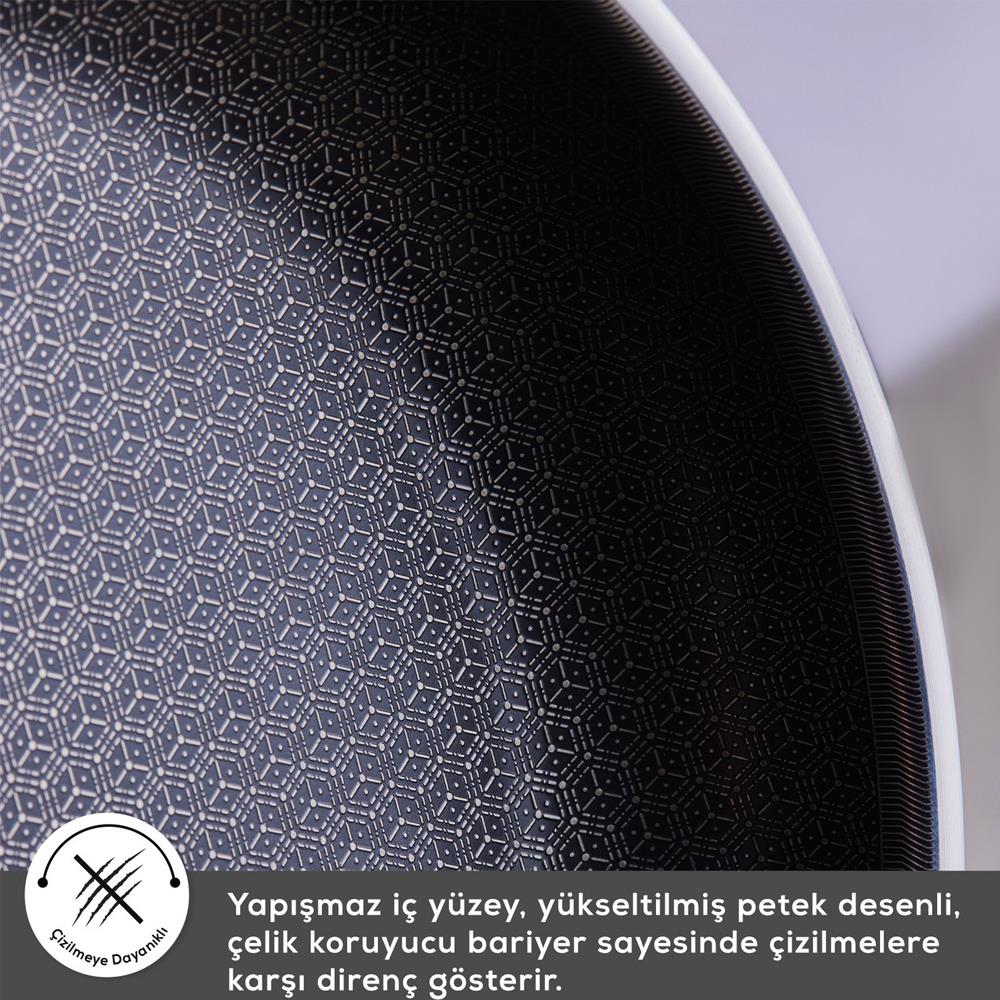 KARACA 5 PLY 7 PARÇA TENCERE SE, RENKSİZ