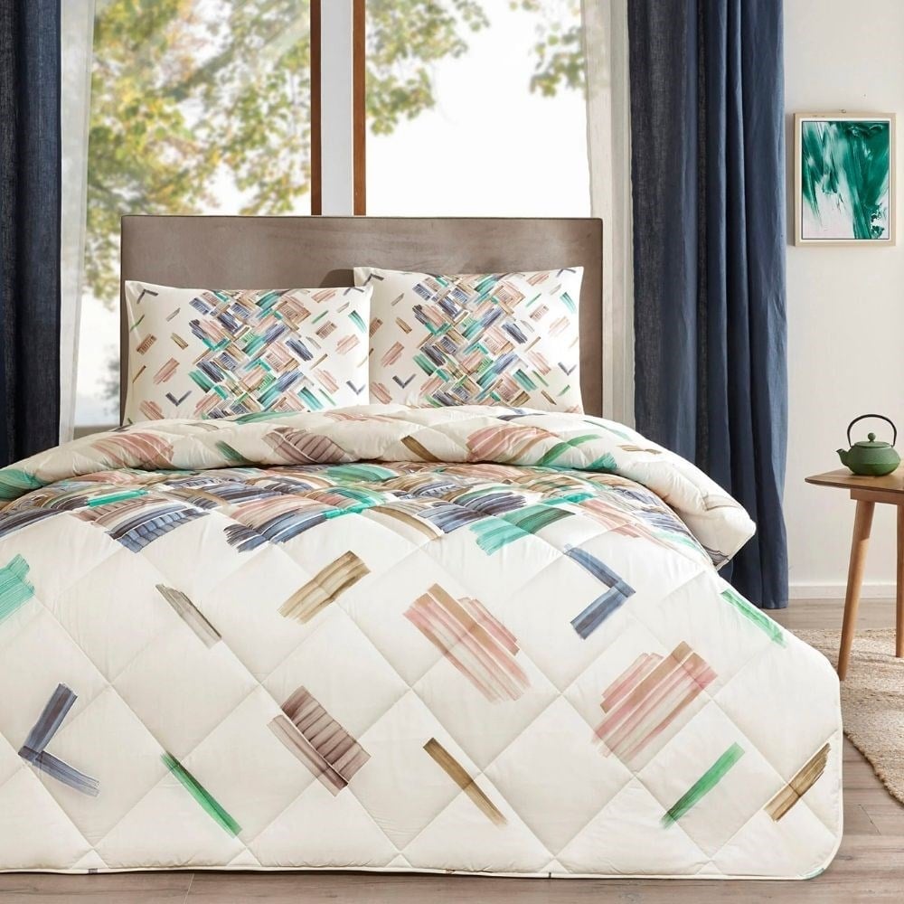 Taç Rance Rf Tk Yorgan Set Yeşil