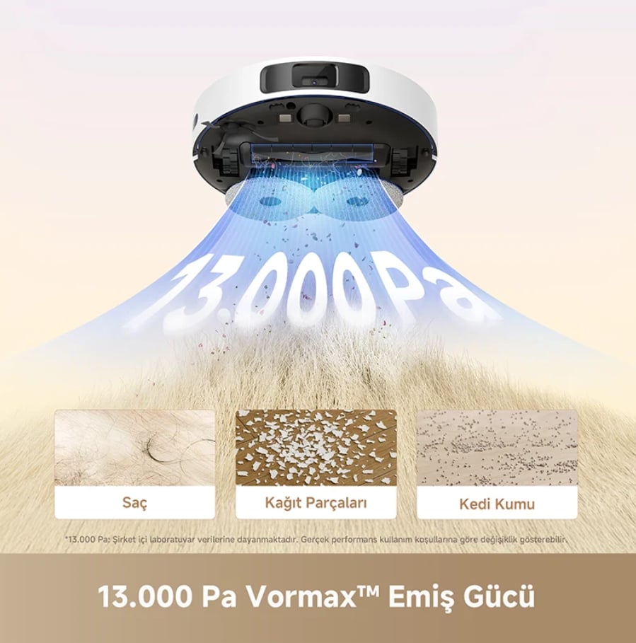 Dreame L40 Plus Çöp İstasyonlu Akıllı Robot Süpürge