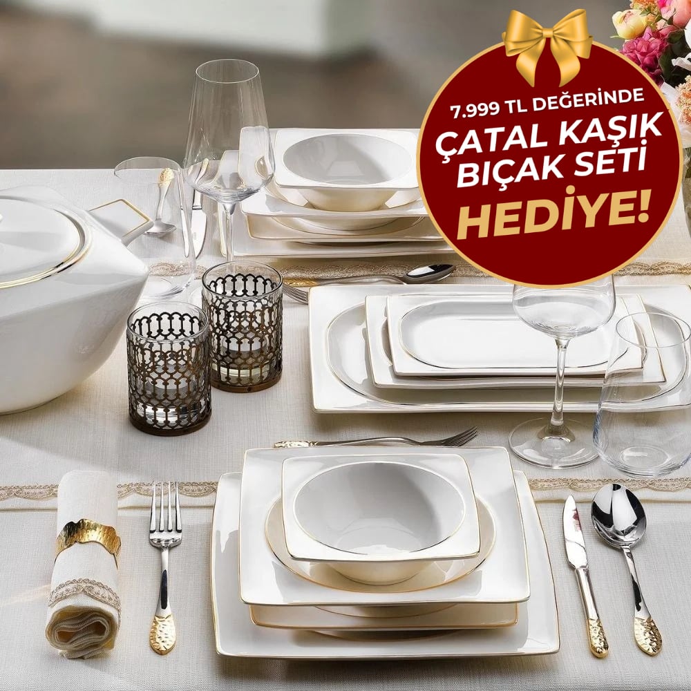 Schafer 1s2407-01001-gld01 Glamor Pure  60 Prç Yemek Takım Gold
