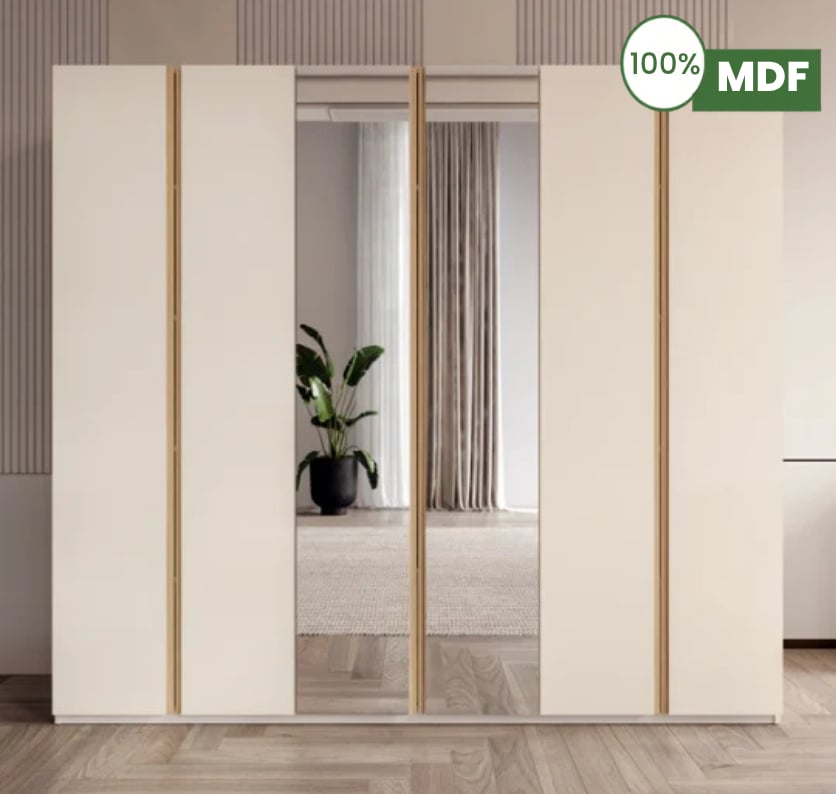Marcastil Alya 6 Kapılı Dolap MDF