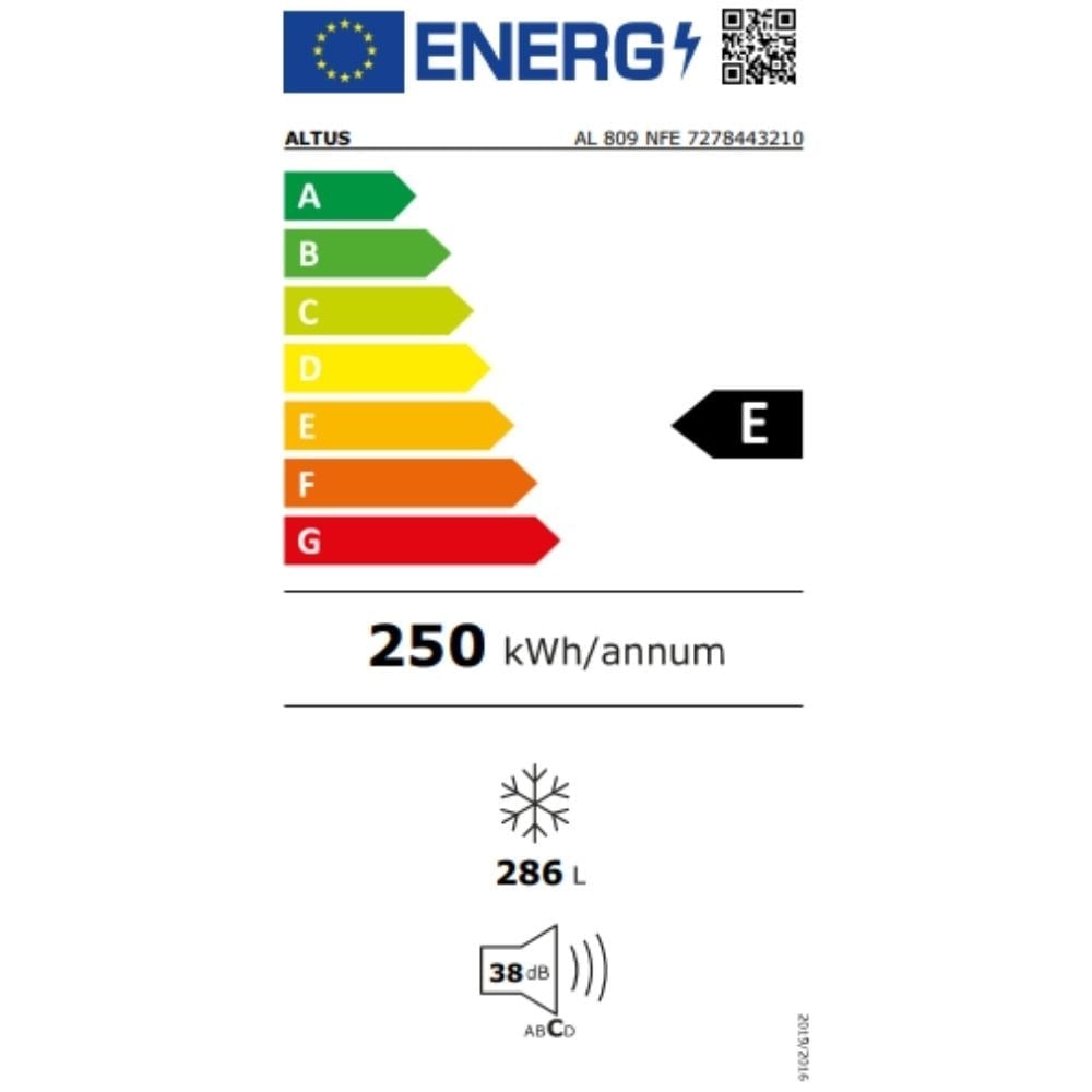 Altus AL 809 NFE 286Lt No Frost 8 Çekmeceli Derin Dondurucu