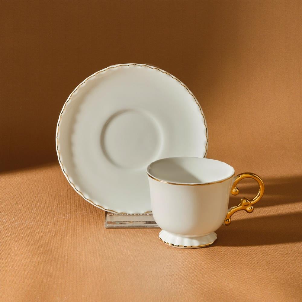 Karaca Elegant 80 Ml 6 Kişilik Ka, Beyaz