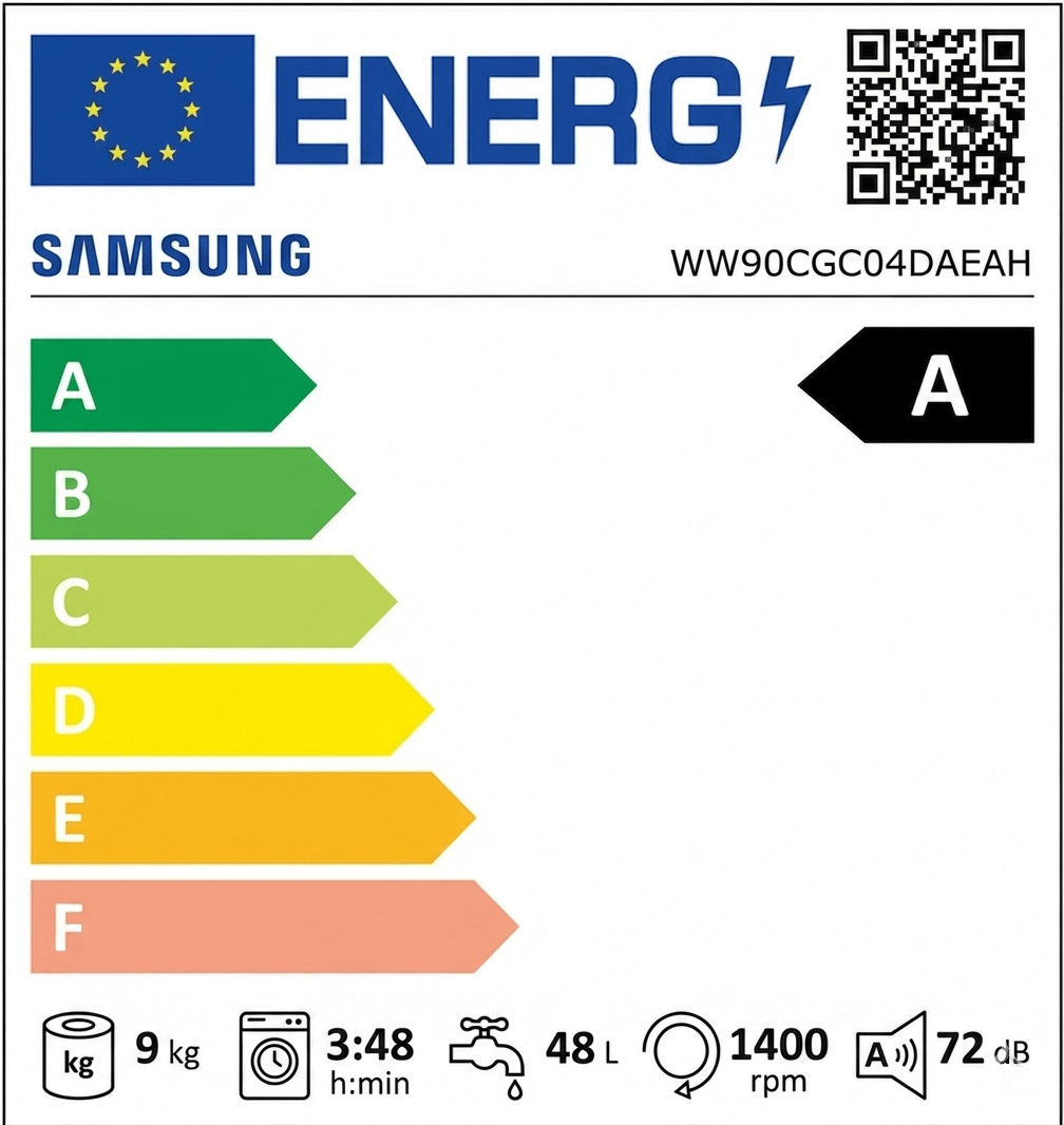 Samsung Ww90cgc04daeah 9kg 1400 Devir Ecobubble Çamaşır Makinesi