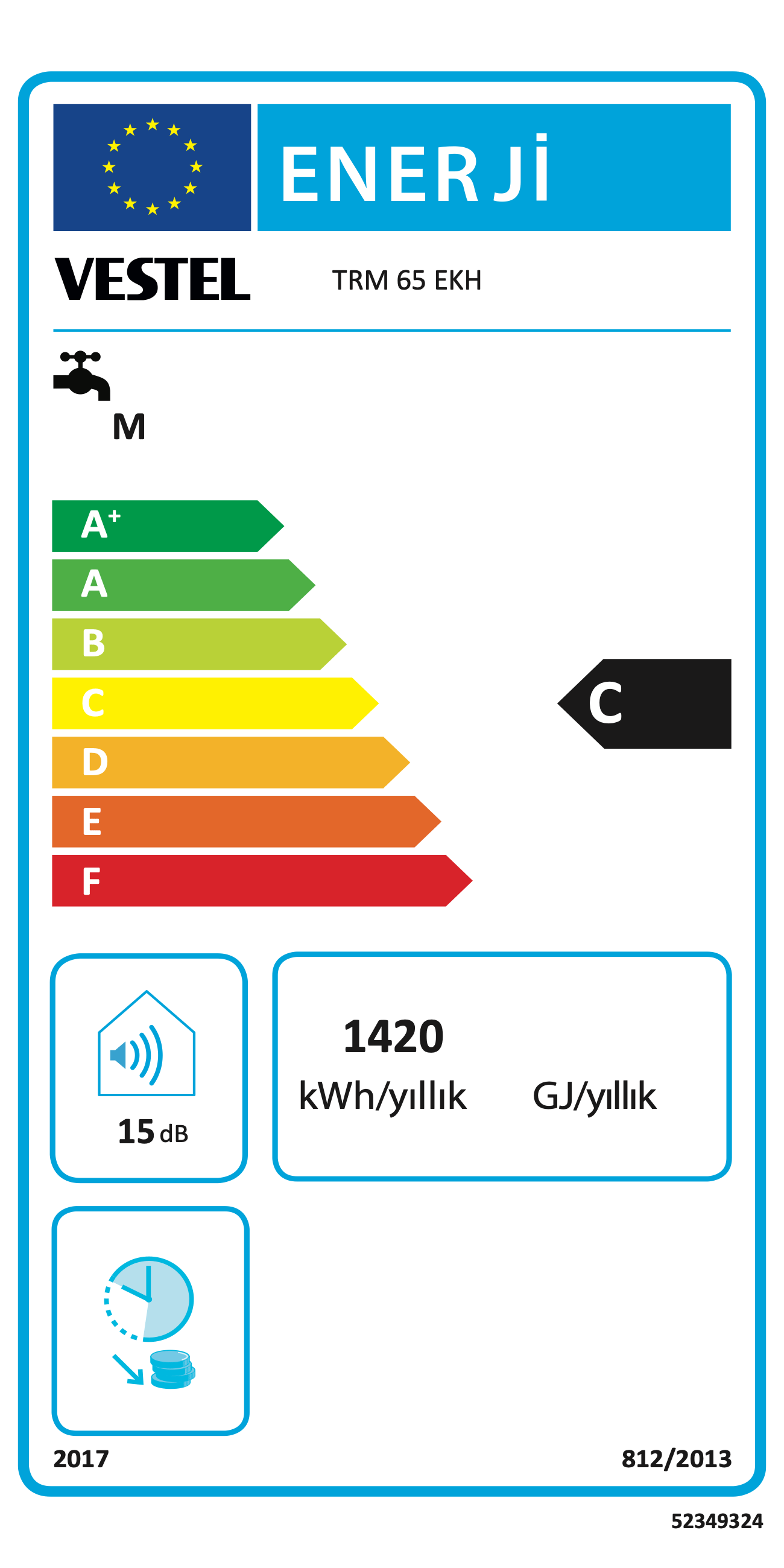 Vestel Trm 65 Ekh 65 Lt Elektronik Kare Termosifon