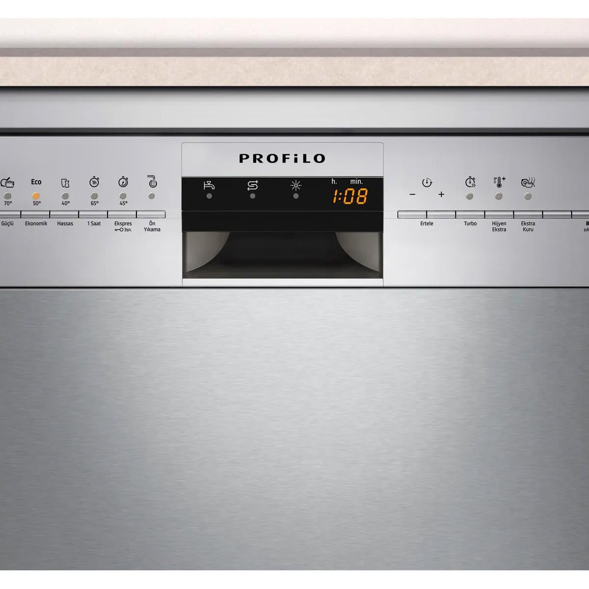 Profilo Bm6380ma 6 Program İnox Bulaşık Makinesi