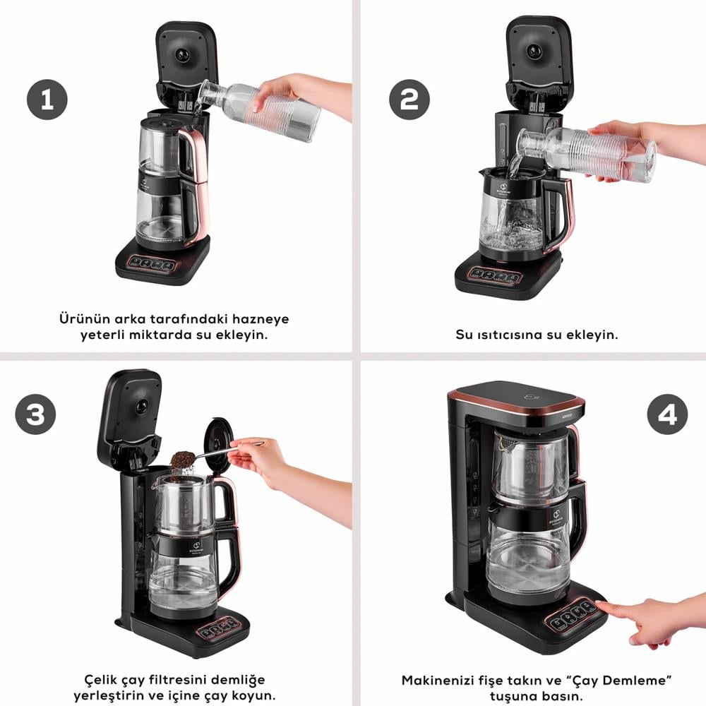 KARACA ÇAYSEVER ROBOTEA PR, BLACK COPPER
