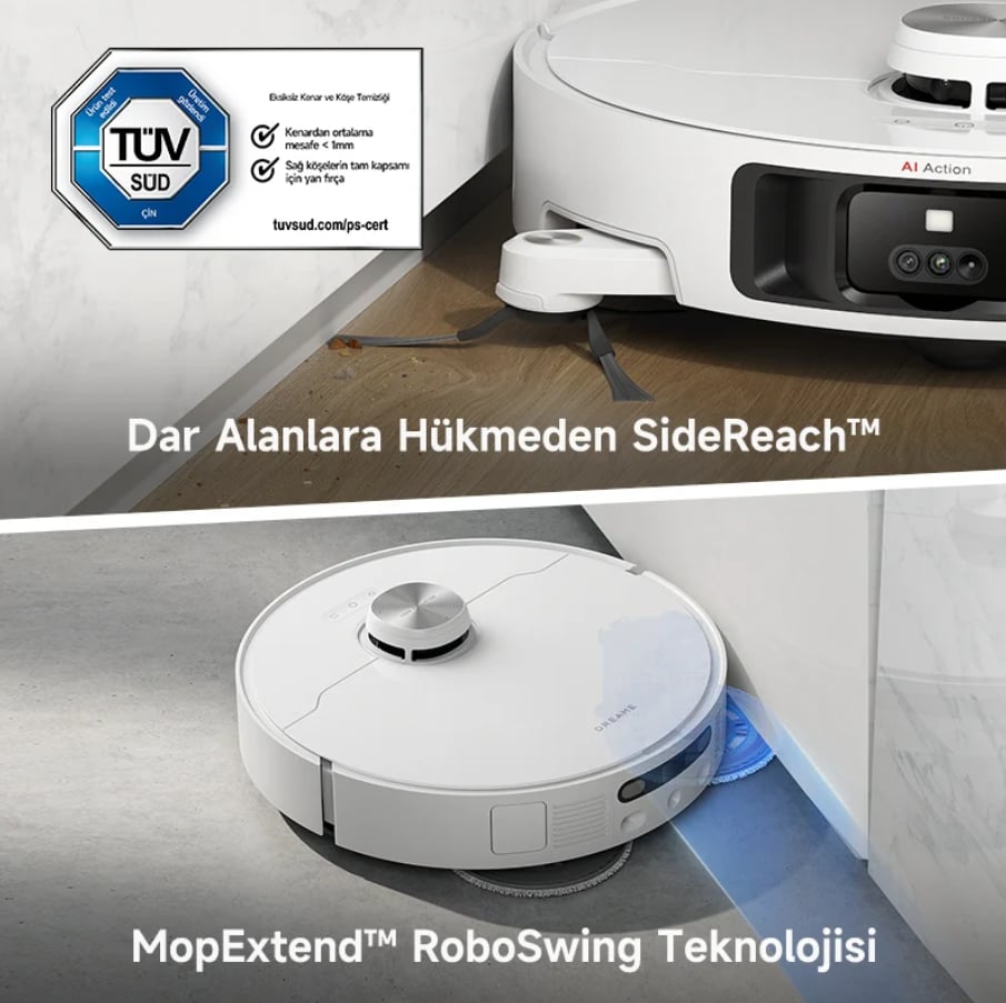 Dreame L40 Ultra Çöp İstasyonlu Akıllı Robot Süpürge
