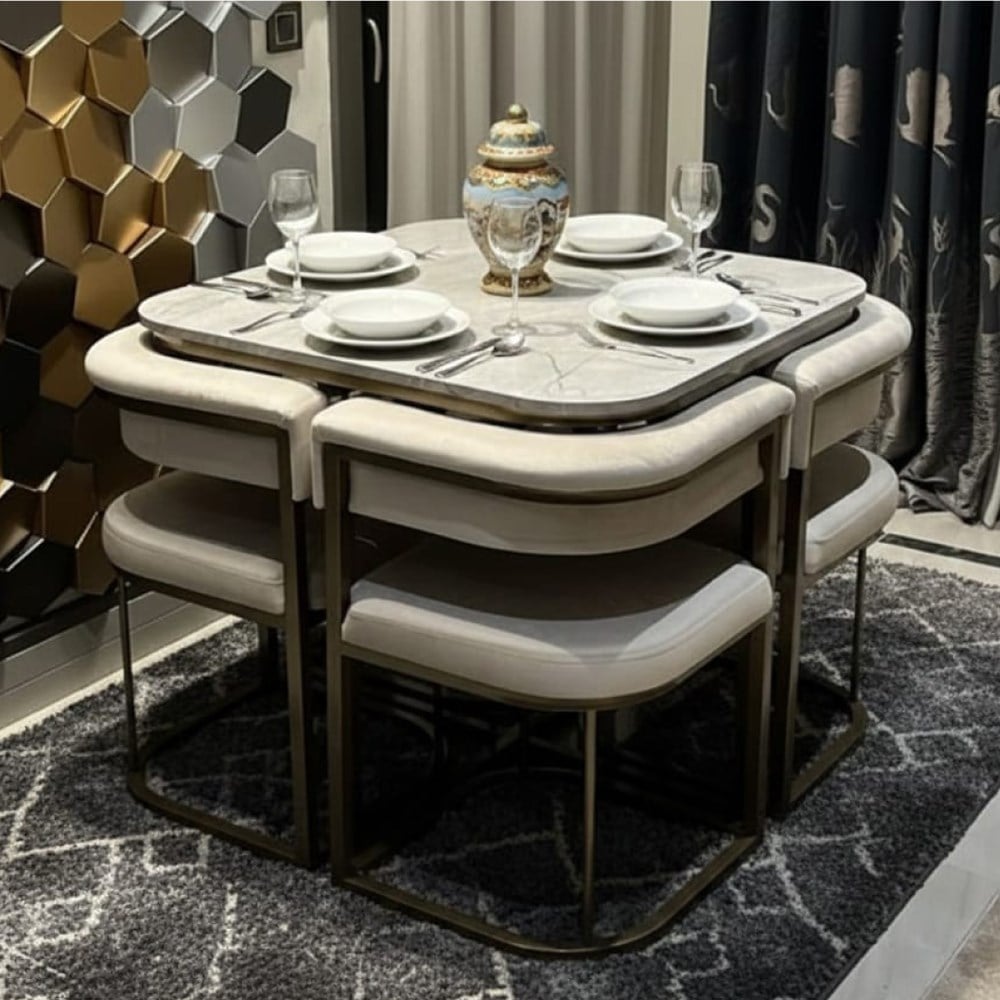 Neco Tuna Masa Takımı Eskitme 90/90 4 Kişilik