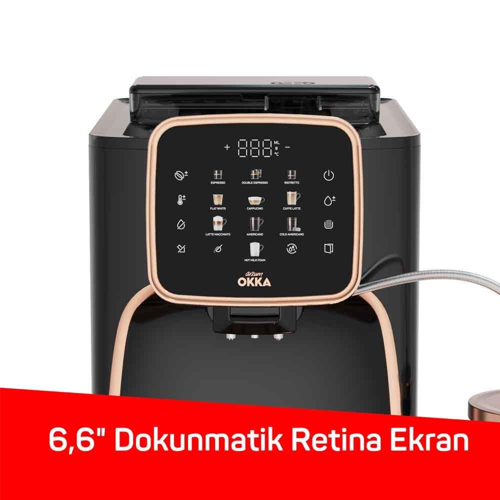 Arzum Okka Ok0028-04 Espresso Pro M Otomatik Espersso Makinesi Bakır