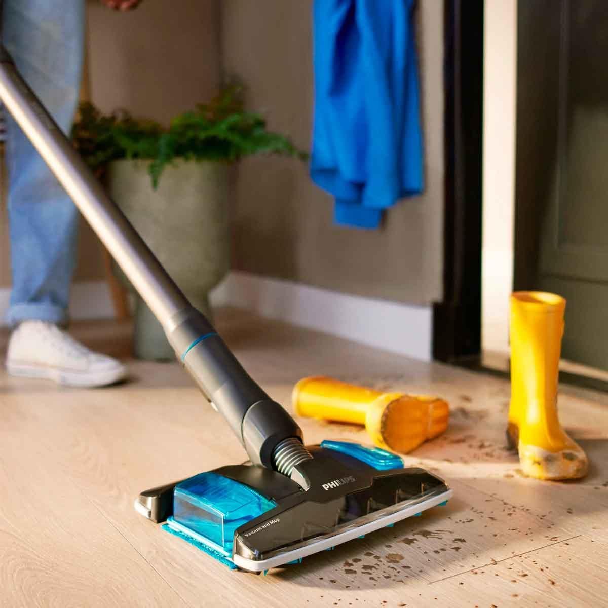 Philips  Xc8054/01 Aqua Plus Islak Kuru Şarjlı Dikey Süpürge