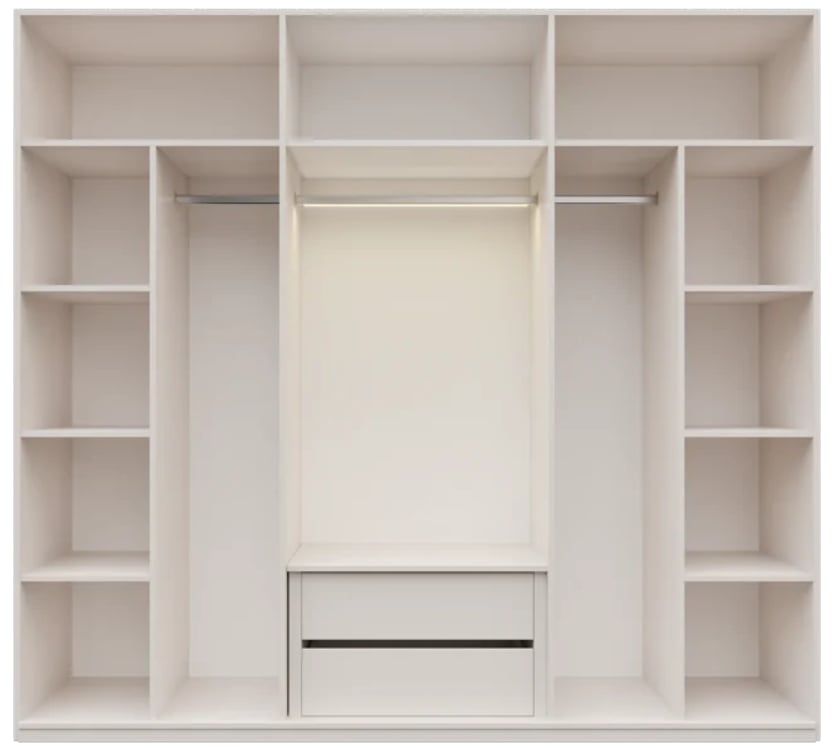 Marcastil Pure 6 Kapılı Dolap MDF